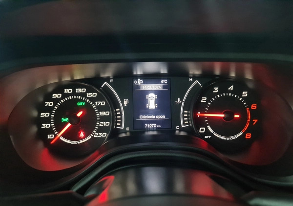 Fiat Tipo cena 48900 przebieg: 71000, rok produkcji 2018 z Strzegom małe 379